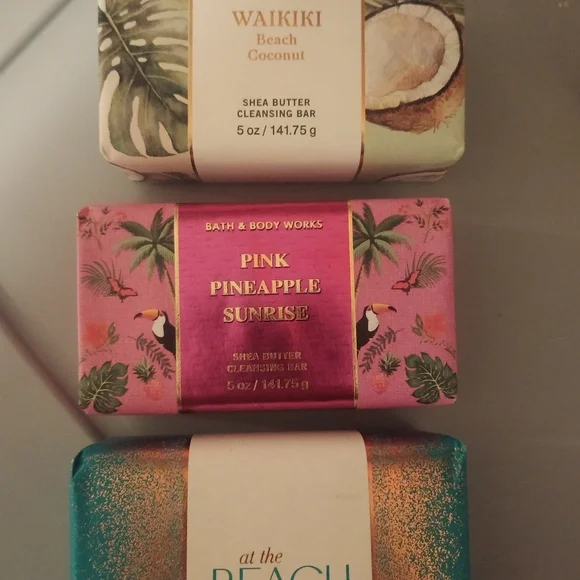 Huge Lot New Limited Edition HTF BBW Shea Butter Jumbo Bar Soaps - Picture 8 of 8